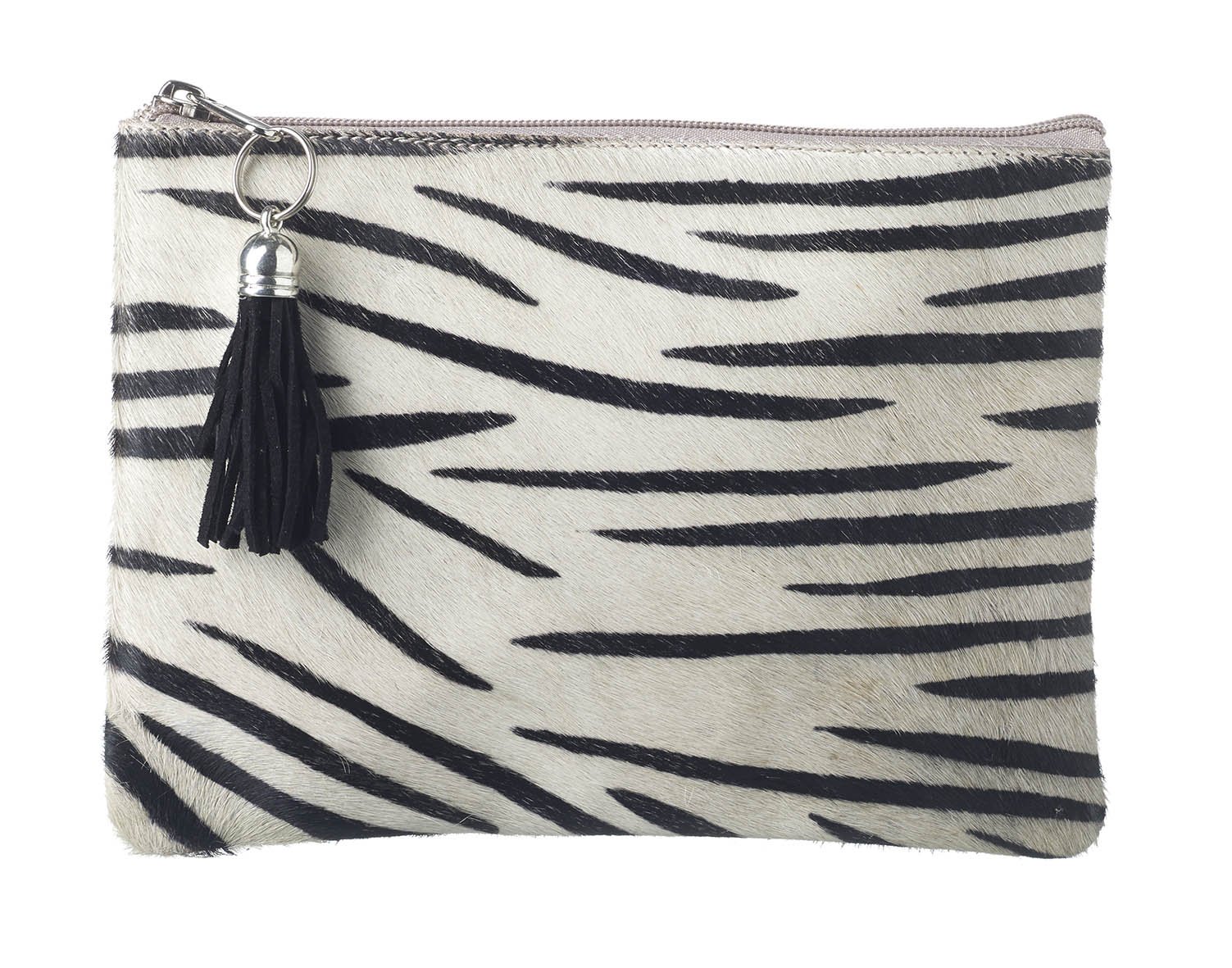 zebra clutch bag