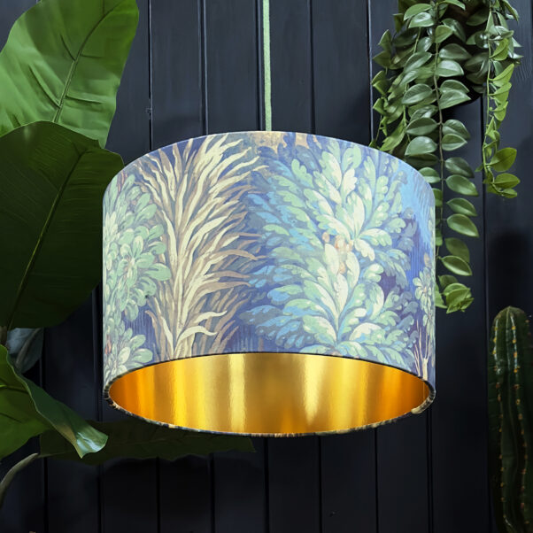 Bespoke Lamp shades with Gold Lining | Love Frankie