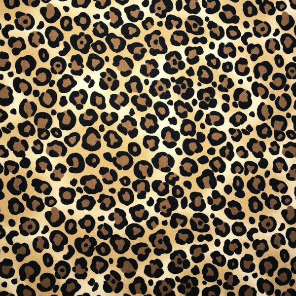 Wild Leopard Print Lampshade With Gold Lining | Love Frankie