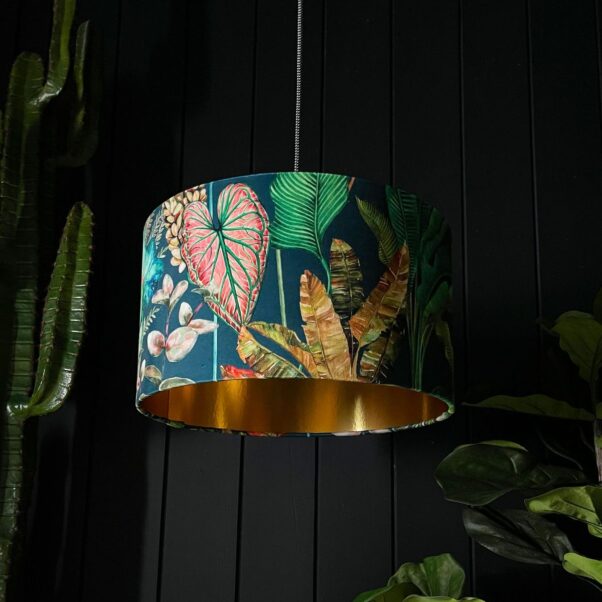 Magic Fruits Lampshade With Gold Lining | Love Frankie