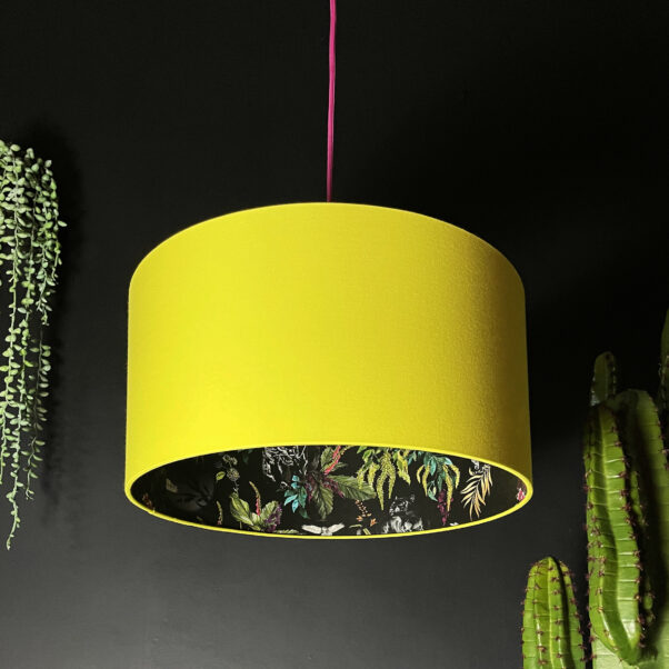 Brightly Coloured Yellow Lampshades | Love Frankie