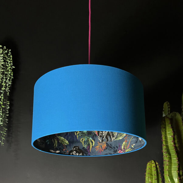 Blue Lamp Shades Handmade to Order | Love Frankie