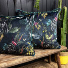 love frankie twilight deadly night shade cushion with jade piping