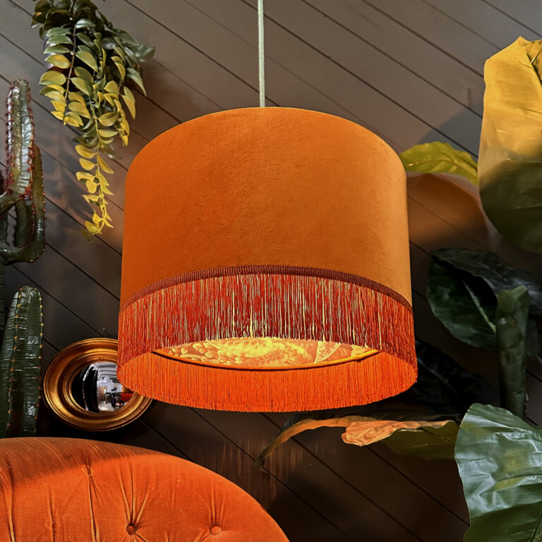 Dunelm orange deals lampshade