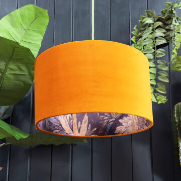 love frankie enchanted wood silhouette lampshade in rust