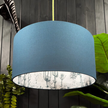 love frankie Wild West silhouette lampshade in petrol